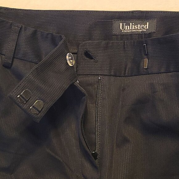 Unlisted By Kenneth Cole Women's Black Cropped Pants Size 12 - Picture 4 of 10